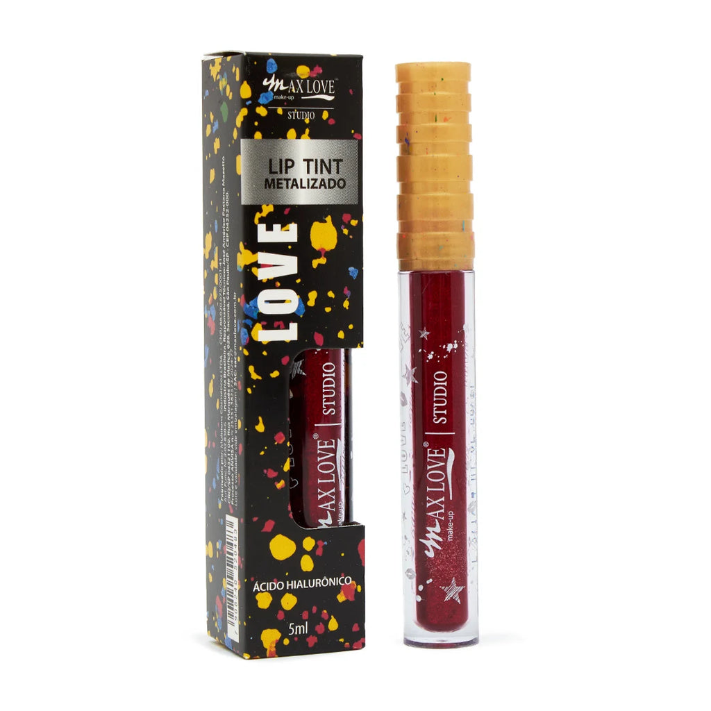 Lip Tint Metálico Vegano Max Love