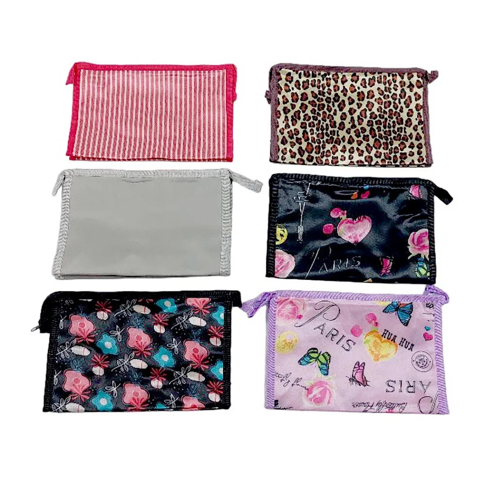 Kit C/7 itens Maquiagem com Necessaire e Paleta de Sombras