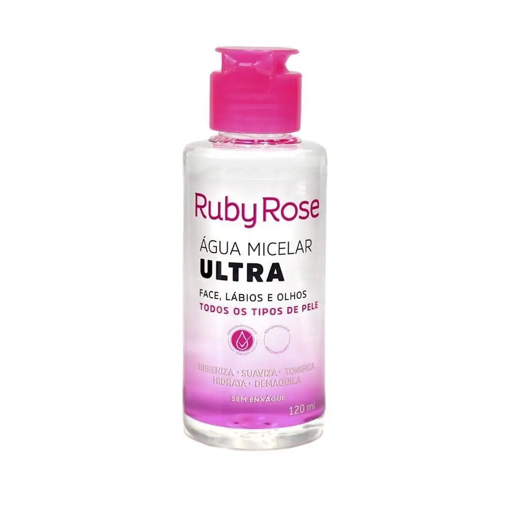 Kit C/3 itens Skin Care Ruby Rose Limpeza e Hidratação Completa