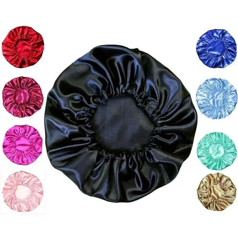 Touca de Cetim Anti-Frizz para Dormir