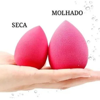 Esponja para maquiagem líquida