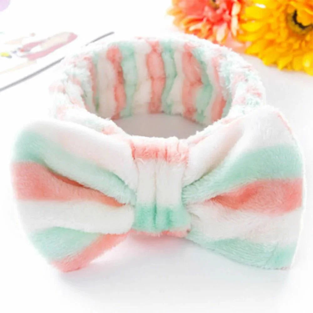 Tiara de Cabelo para Maquiagem e Limpeza Facial