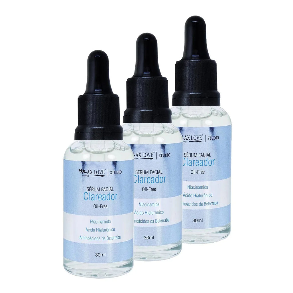 Kit C/3 Sérum de Limpeza Facial Oil-Free Max Love
