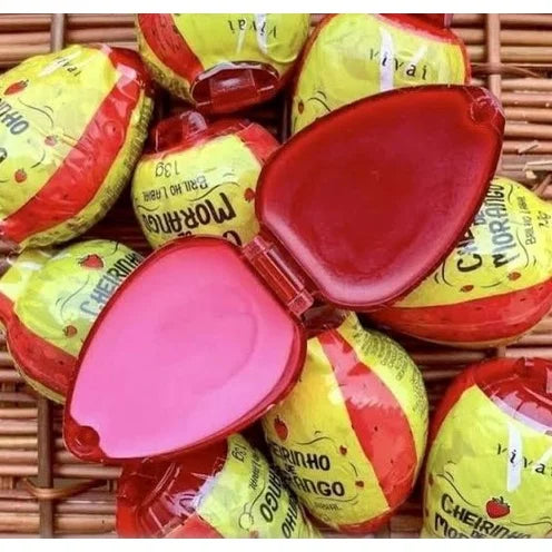 Brilho Labial Morango com Cheiro de Morango Vivai 3061