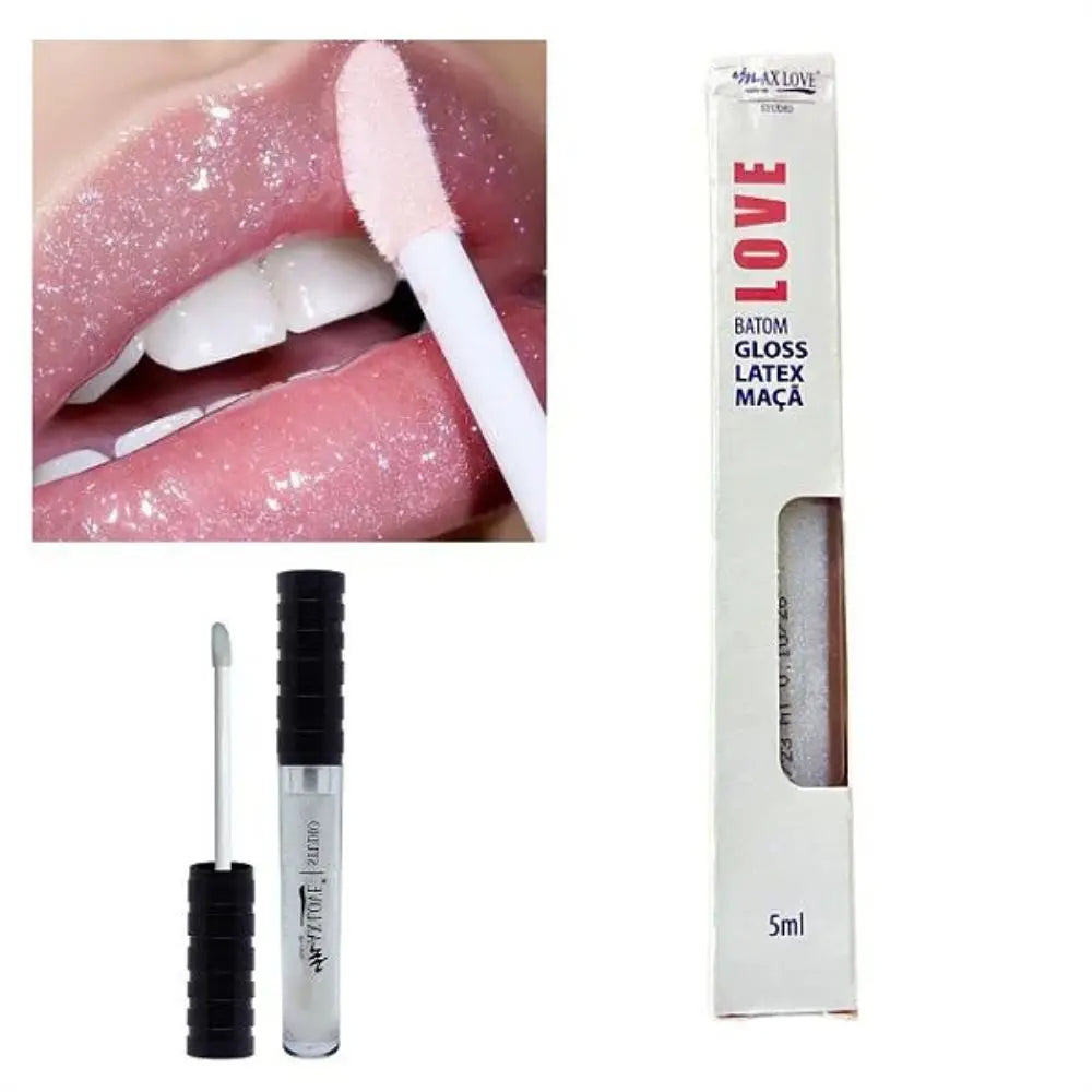 Kit C/3 Batom Brilho Labial Latex Max Love