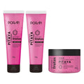 Kit c/3 Itens Esfoliante, Hidratante e Sabonete Corporal e Facial Pitaya Porán